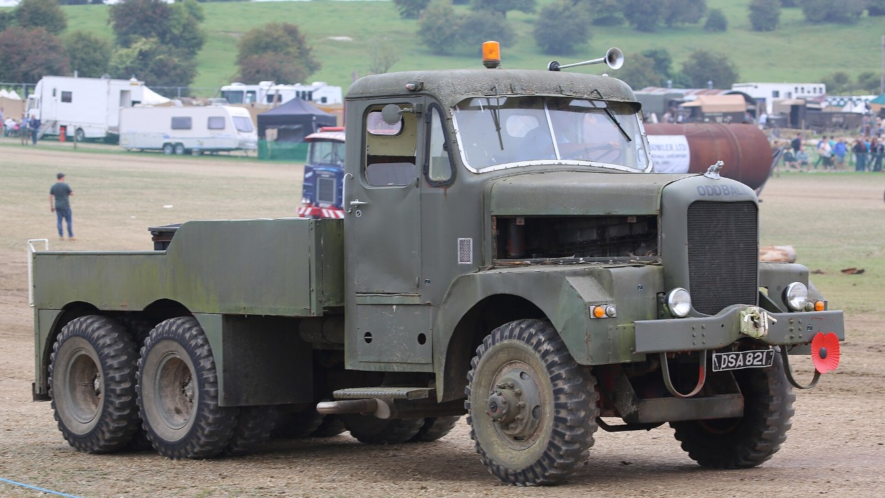A Mack NM 6x6 military truck