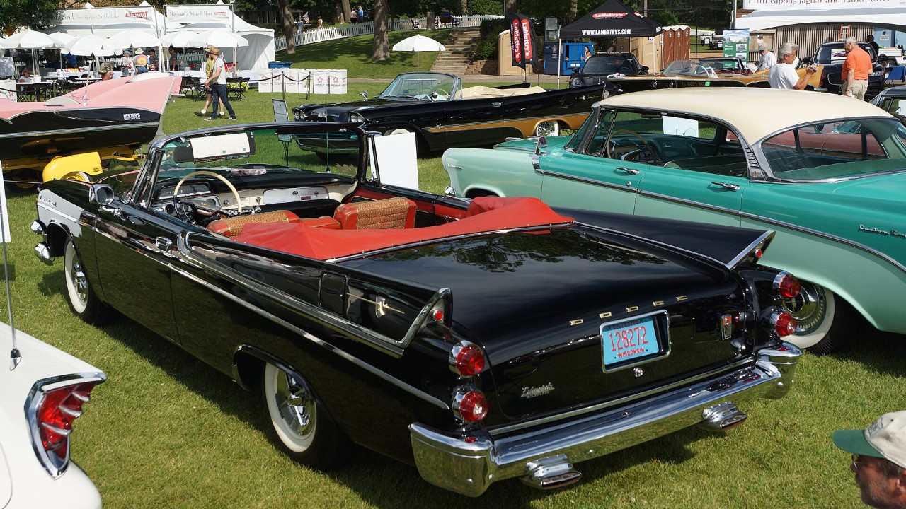 A 1957 Dodge Custom Royal D-500 convertible
