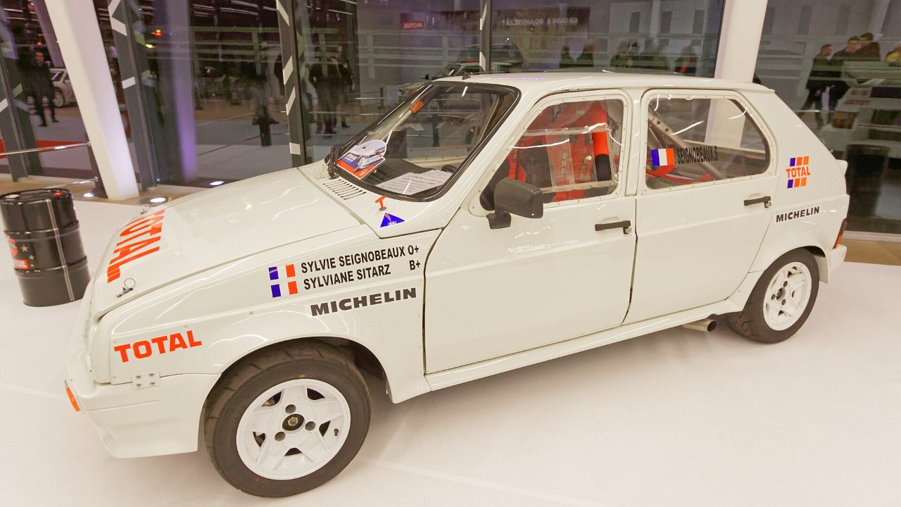 A Citroen Visa 1000 Pistes at Retromobile 2017