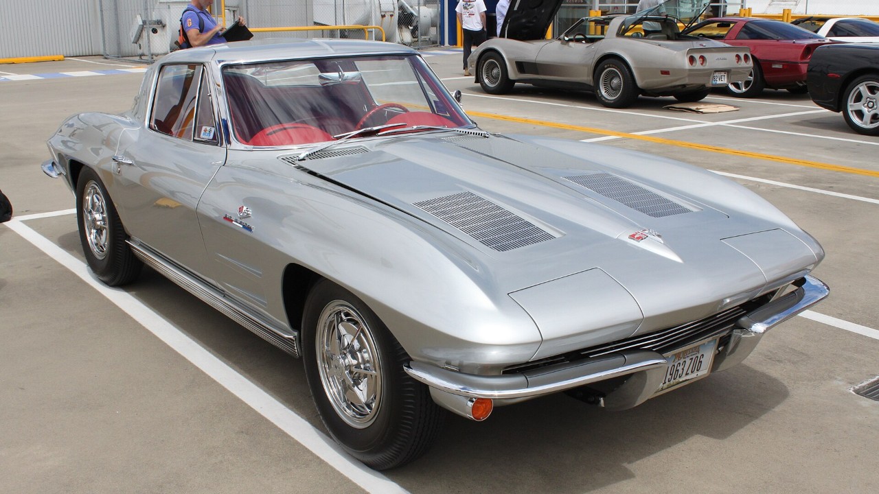 A 1963 Corvette Sting Ray Z06, the package that offered the Z06 big tank