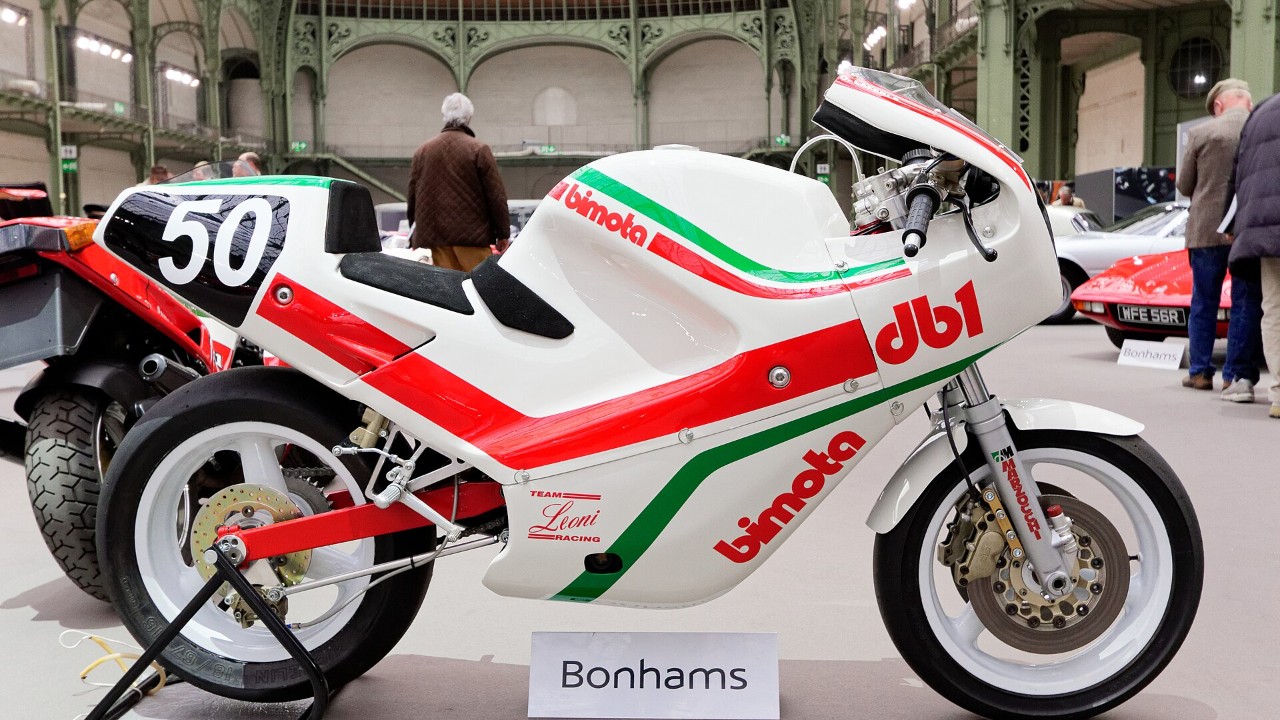 8 Bimotas and the engines they borrowed, from Honda’s 10-bike HB1 to a Ducati-powered Tesi