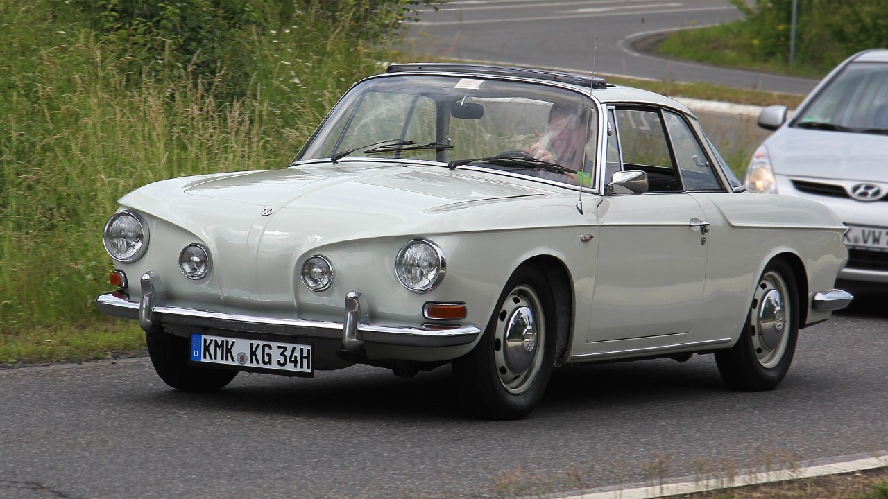 A Volkswagen Type 34 Karmann Ghia