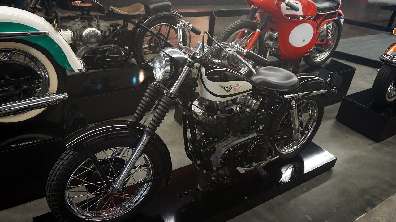 A 1960 XLCH Harley-Davidson Sportster at the Harley-Davidson Museum