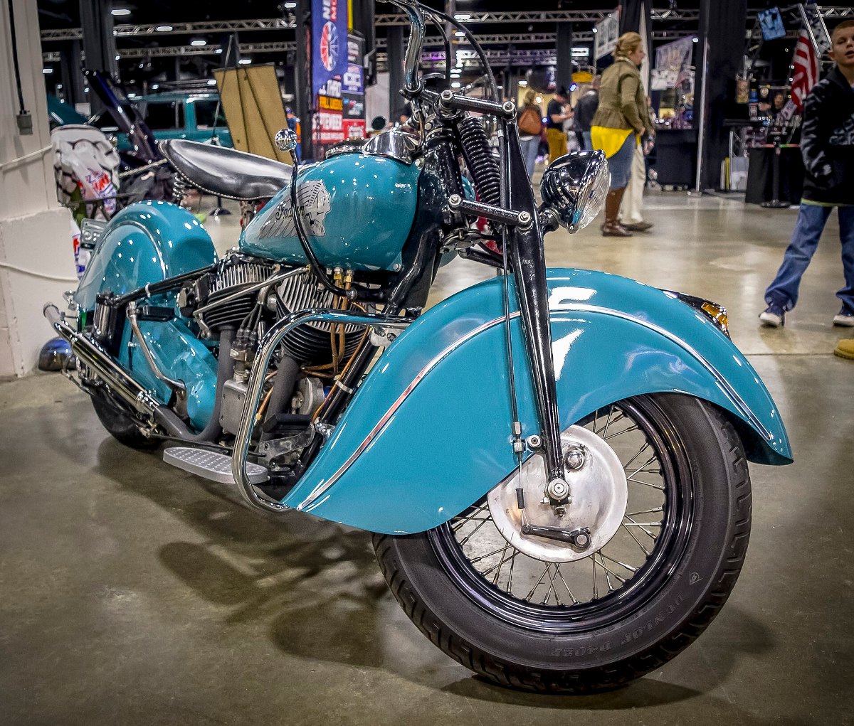 1947 Indian Chief, a Springfield Indian motorcycle