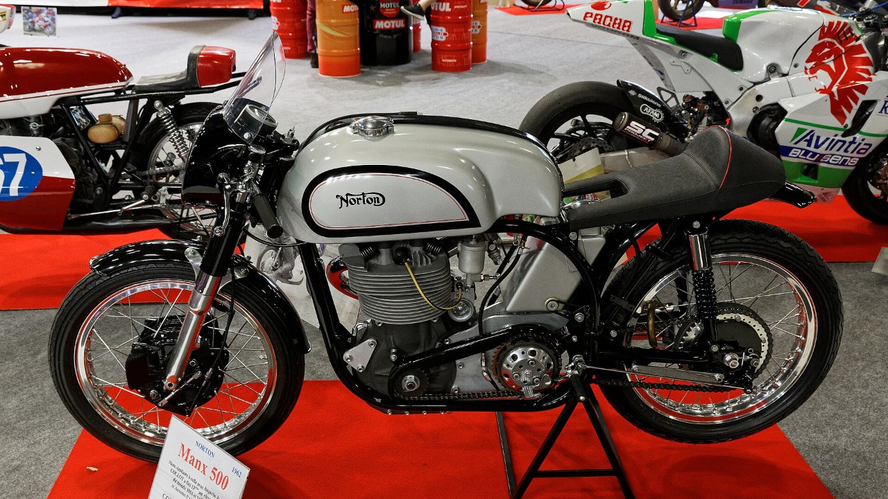 A 1962 Norton Manx 500