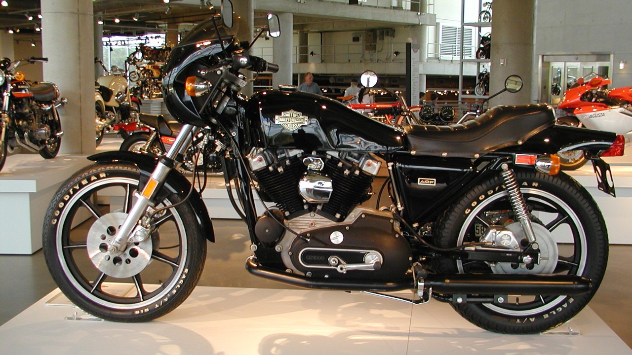 A 1977 Harley-Davidson XLCR Cafe Racer