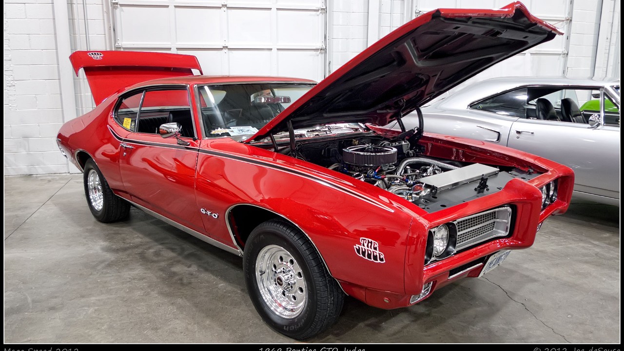 A 1969 Pontiac GTO Judge