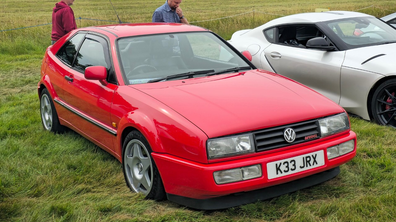 A red 1992 Volkswagen Corrado VR6