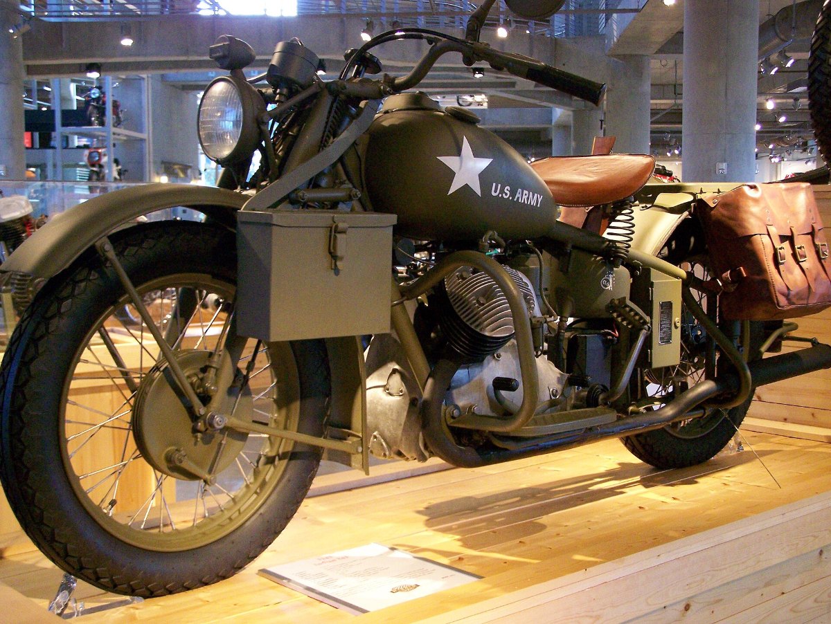 Indian 841 military motorcycle at the Barber Vintage Motorsports Museum