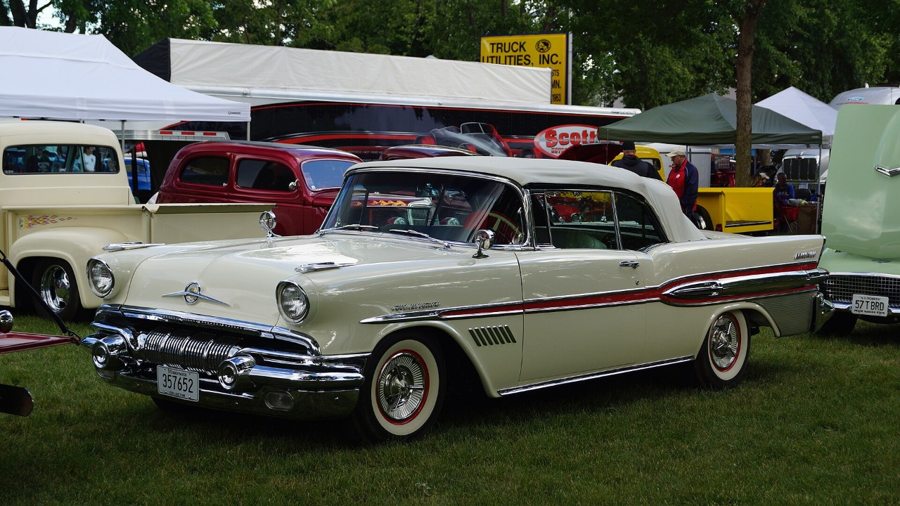 Pontiac built only 630 Bonnevilles for 1957, every one a fuel-injected convertible