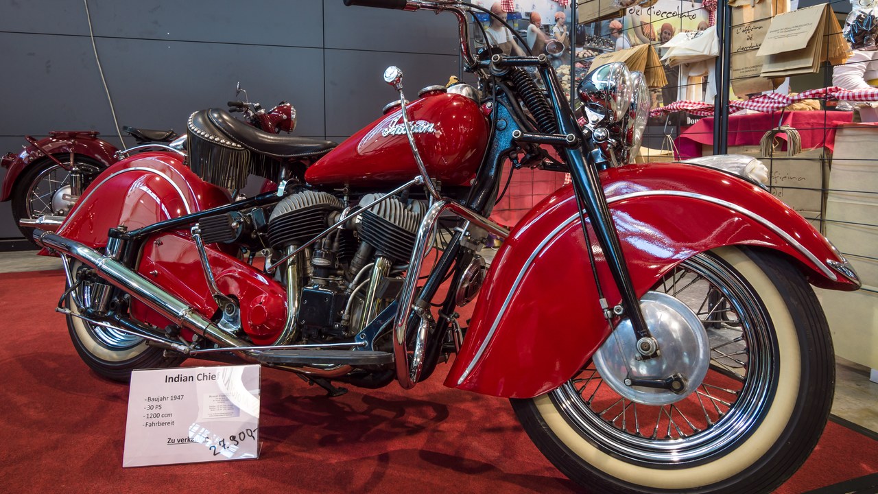 7 Indian motorcycles built before the Springfield factory closed in 1953