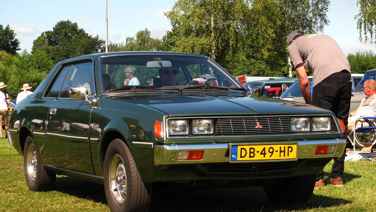 A 1978 Mitsubishi Galant Lambda (Sapporo) coupe