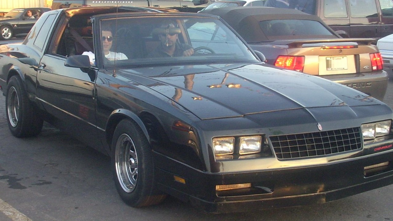 A 1983–86 Chevrolet Monte Carlo SS
