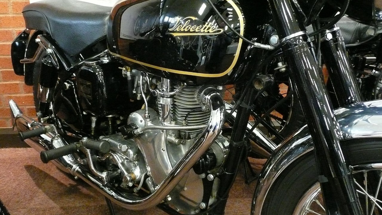 A 1961 Velocette Venom at the National Motorcycle Museum