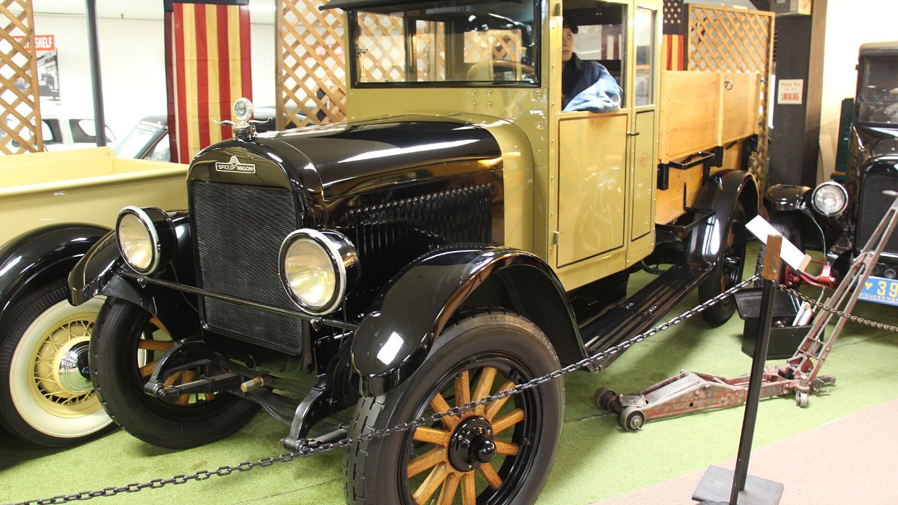 Before a rock band took its name, the REO Speed Wagon was a 1915 truck from Ransom E. Olds’s company