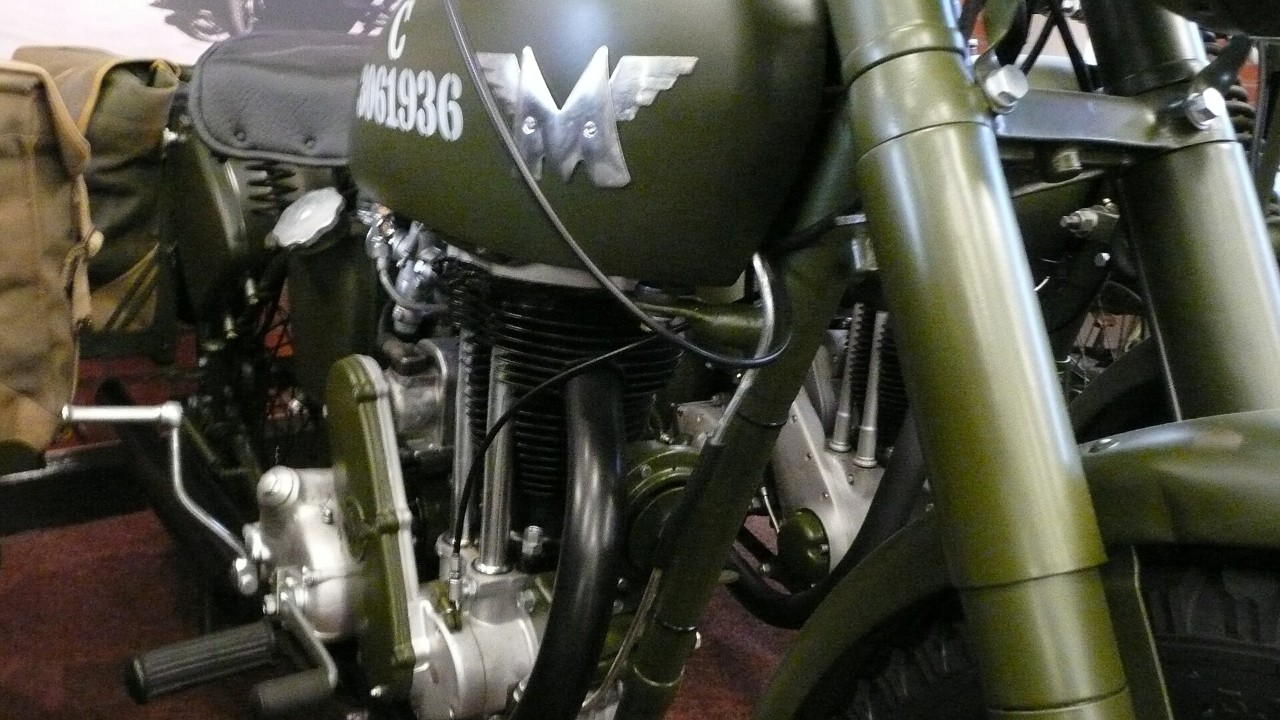 A 1941 Matchless G3L, the wartime Matchless motorcycle