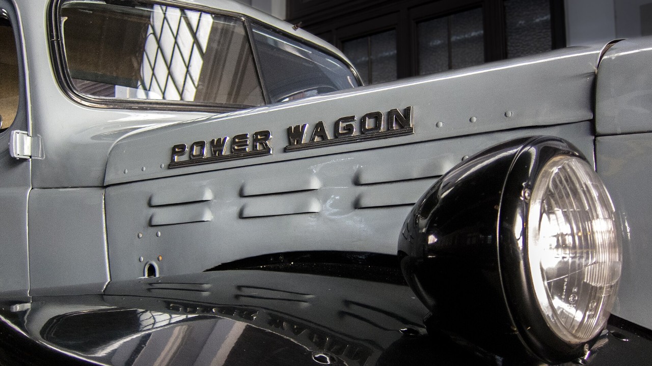 A Fargo-badged Power Wagon WM300, the export twin of the Dodge Power Wagon WM300