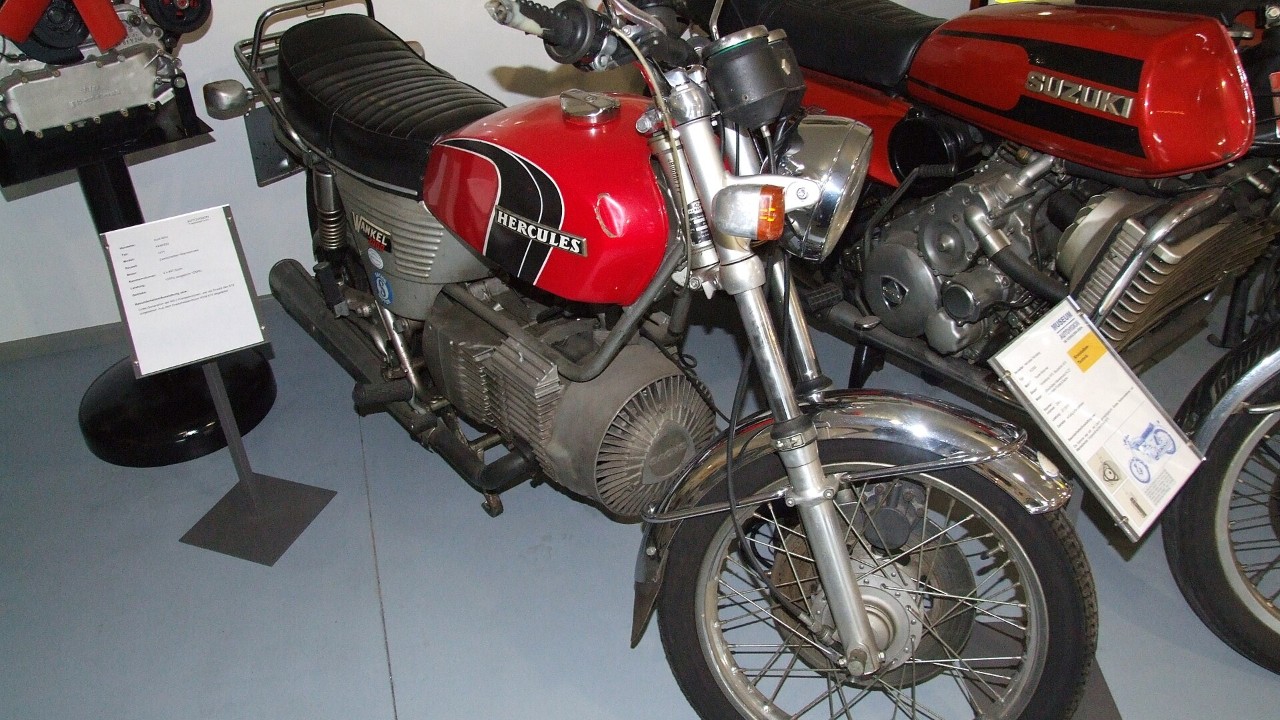A Hercules W-2000 rotary motorcycle