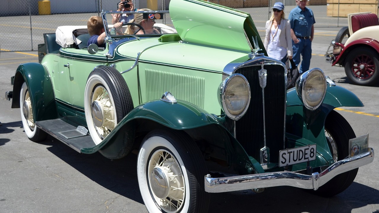 A 1931 Studebaker President Four Seasons roadster