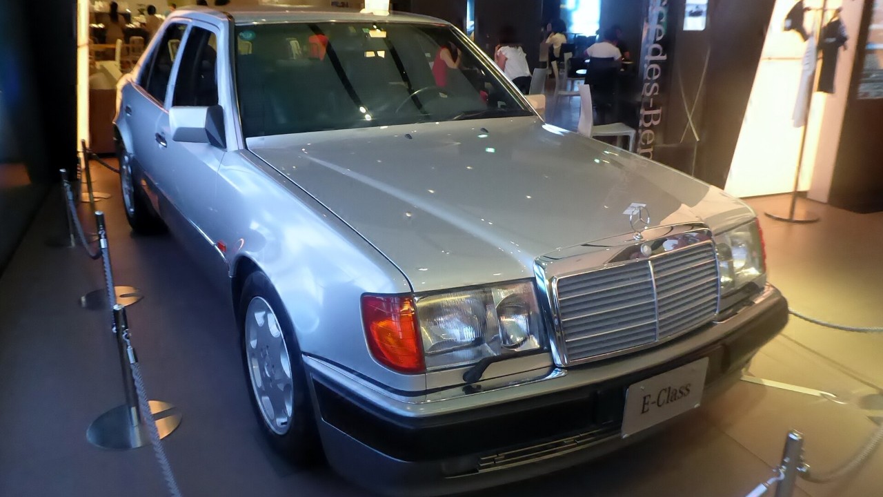 A Mercedes-Benz 500E (W124), a sleeper sedan built with Porsche