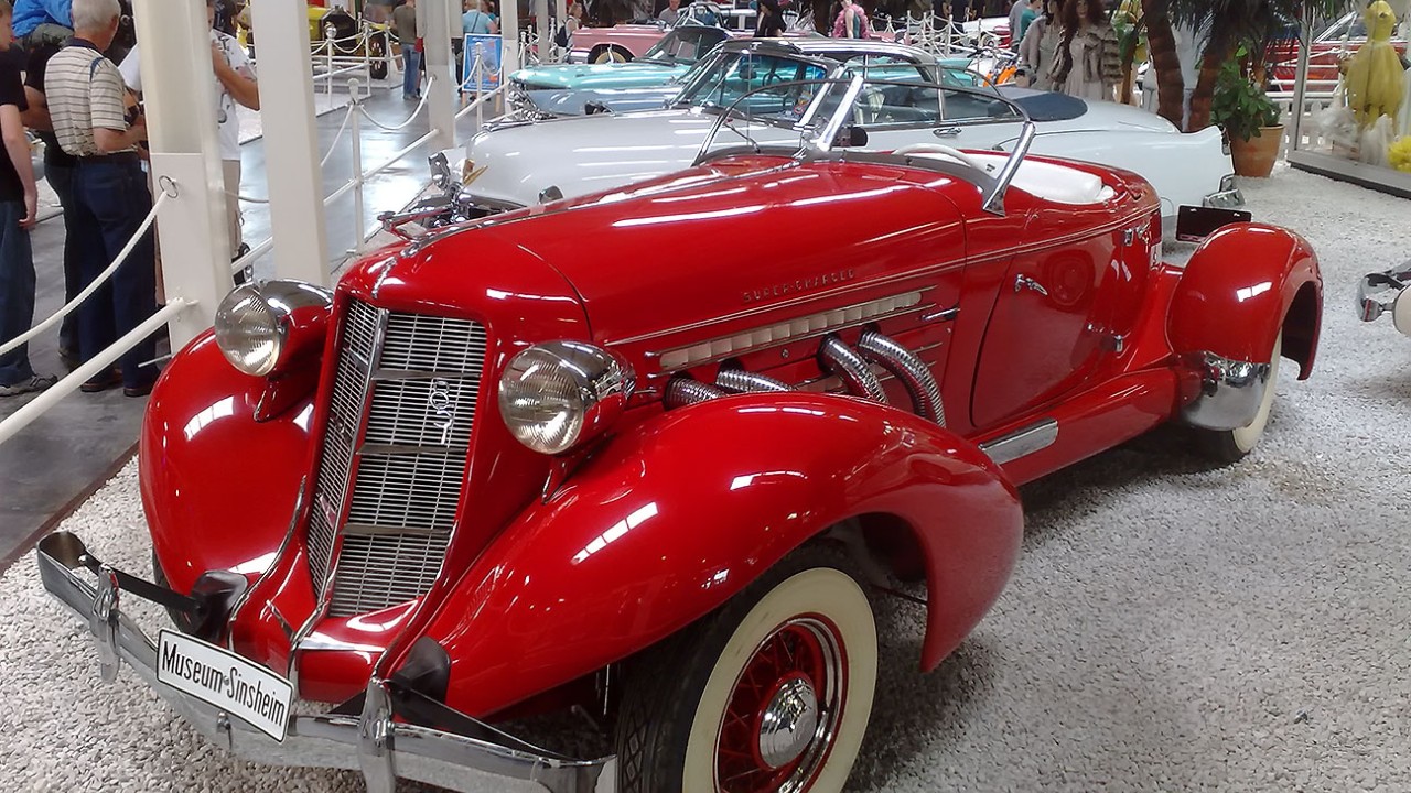 A 1935 Auburn 851 Boattail Speedster