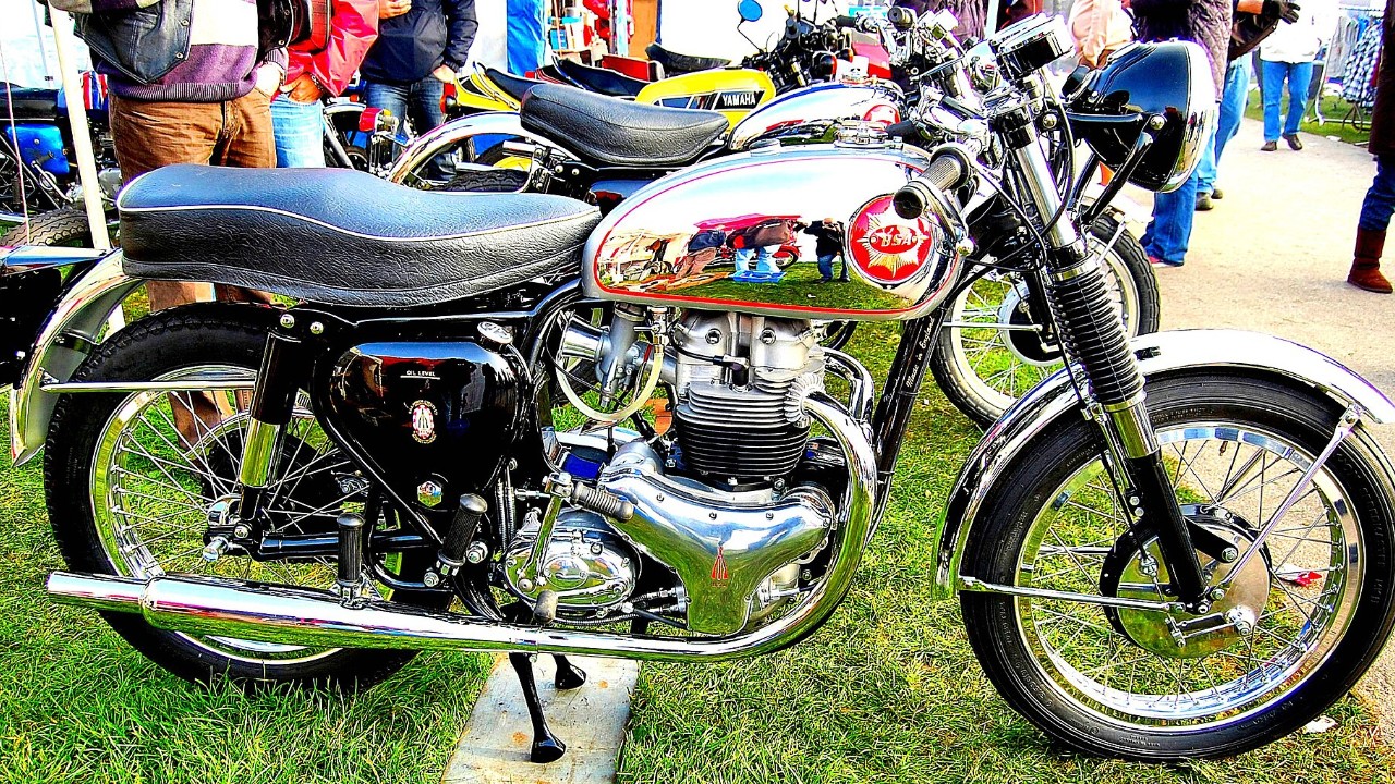 A BSA Rocket Gold Star 650 twin