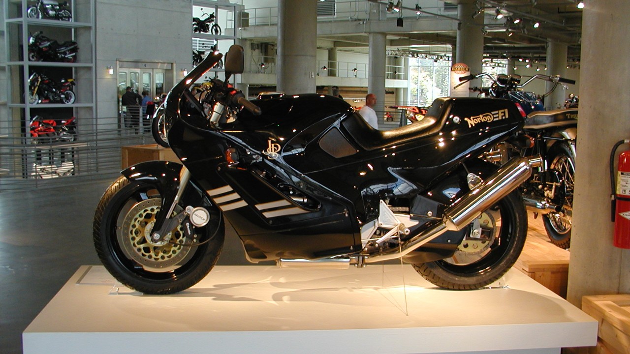 A Norton F1 rotary motorcycle