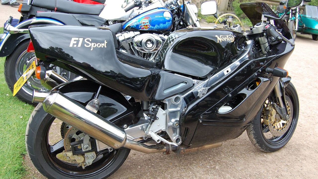 A Norton F1 Sport rotary motorcycle