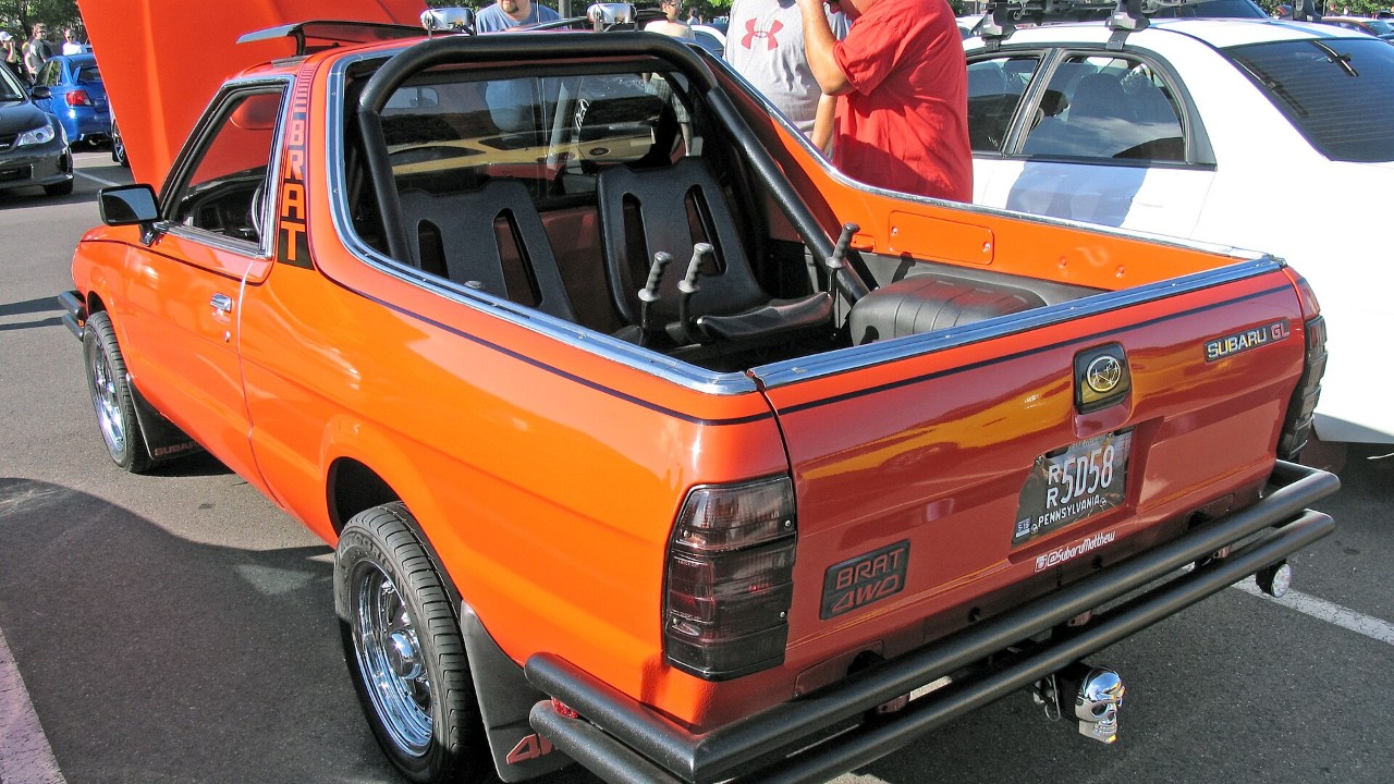 Subaru put rear-facing seats in the BRAT’s bed so it would be taxed as a car, not a truck