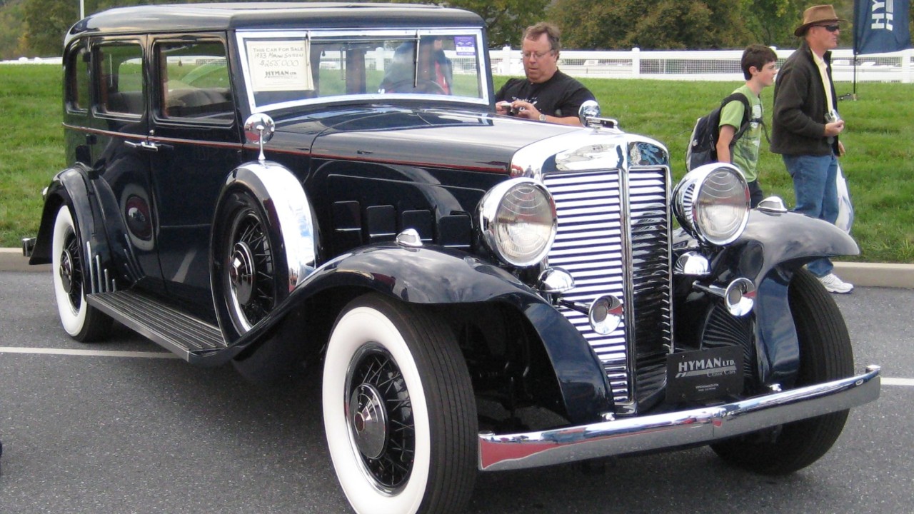 A 1933 Marmon Sixteen