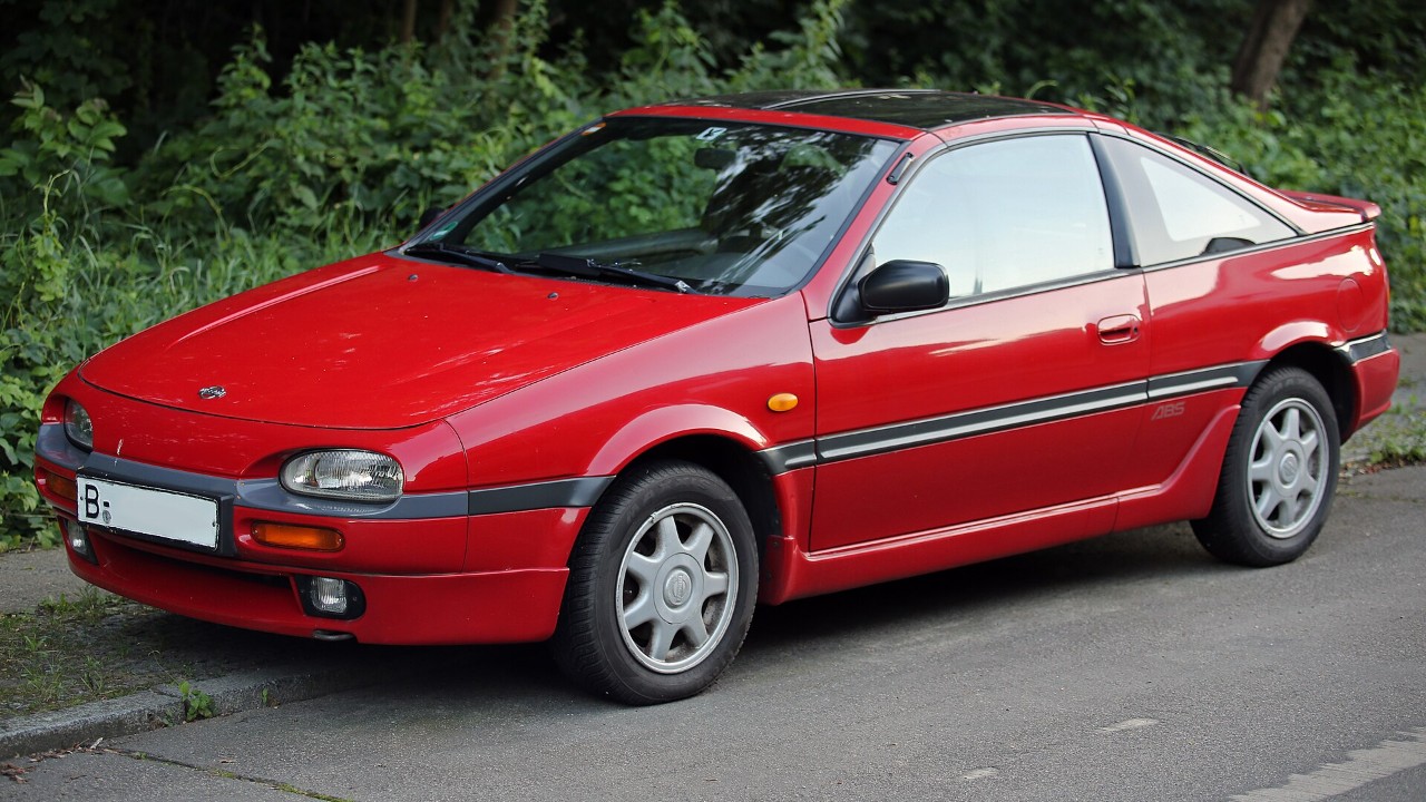 A Nissan NX, sold in Europe as the 100NX