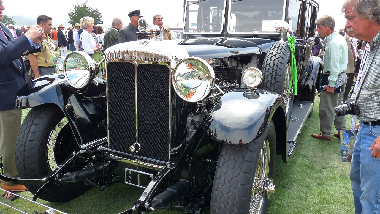 A 1928 Daimler Double Six 50 limousine