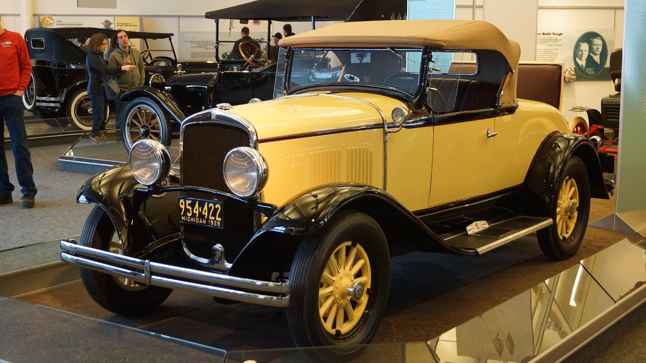 A 1929 DeSoto Six, the first of the DeSoto cars