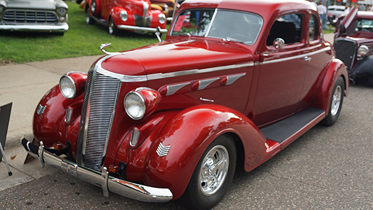 A 1936 DeSoto Airstream