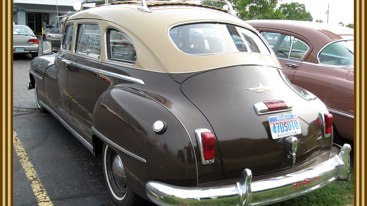 A 1947 DeSoto Suburban