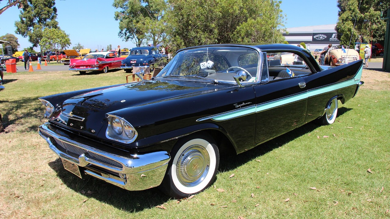 A 1958 DeSoto Firedome Sportsman hardtop