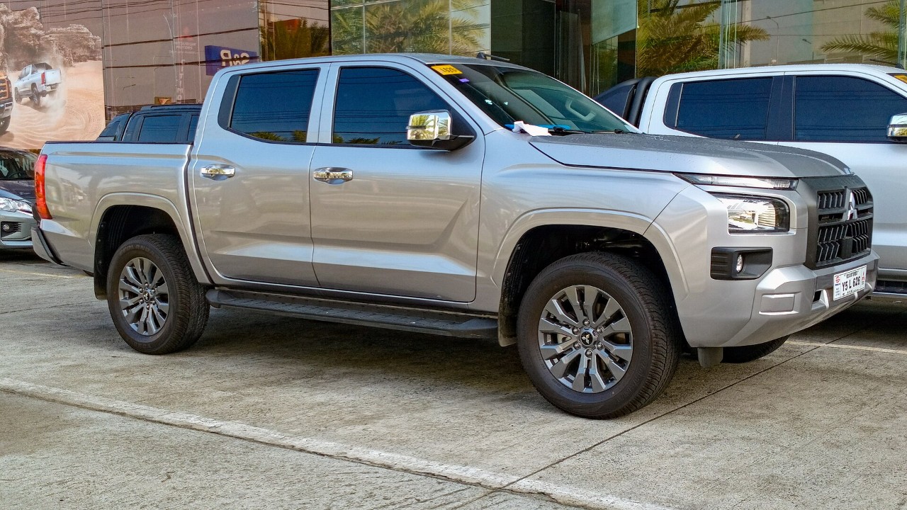 A 2024 Mitsubishi Triton, the pickup behind the Honda Triton pickup deal