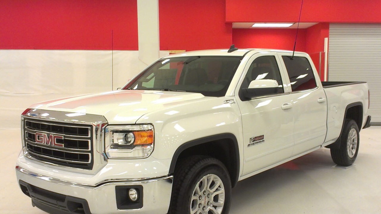 A 2016 GMC Sierra 1500 crew cab, a model year covered by the Silverado airbag recall