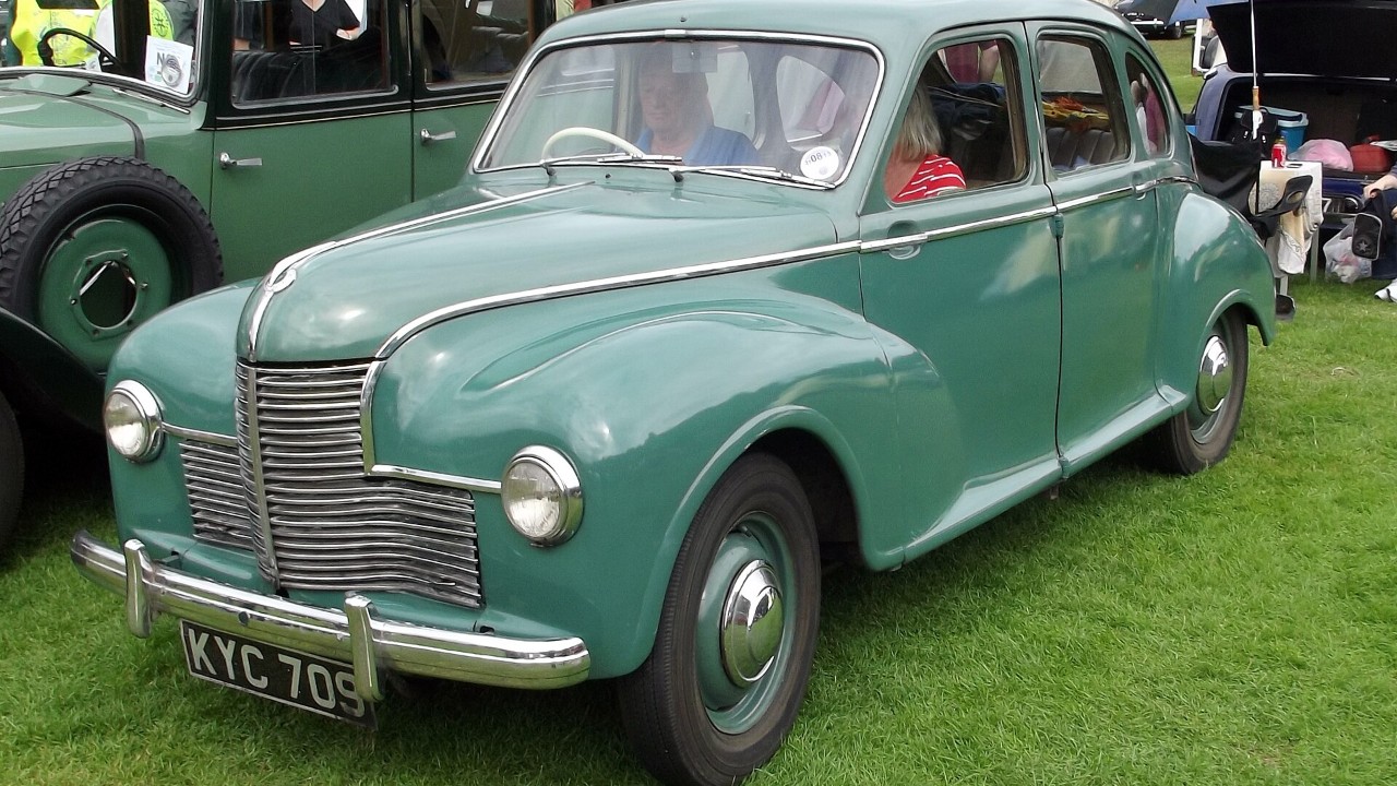 A Jowett Javelin saloon