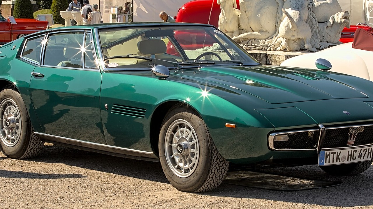 A first-generation Maserati Ghibli