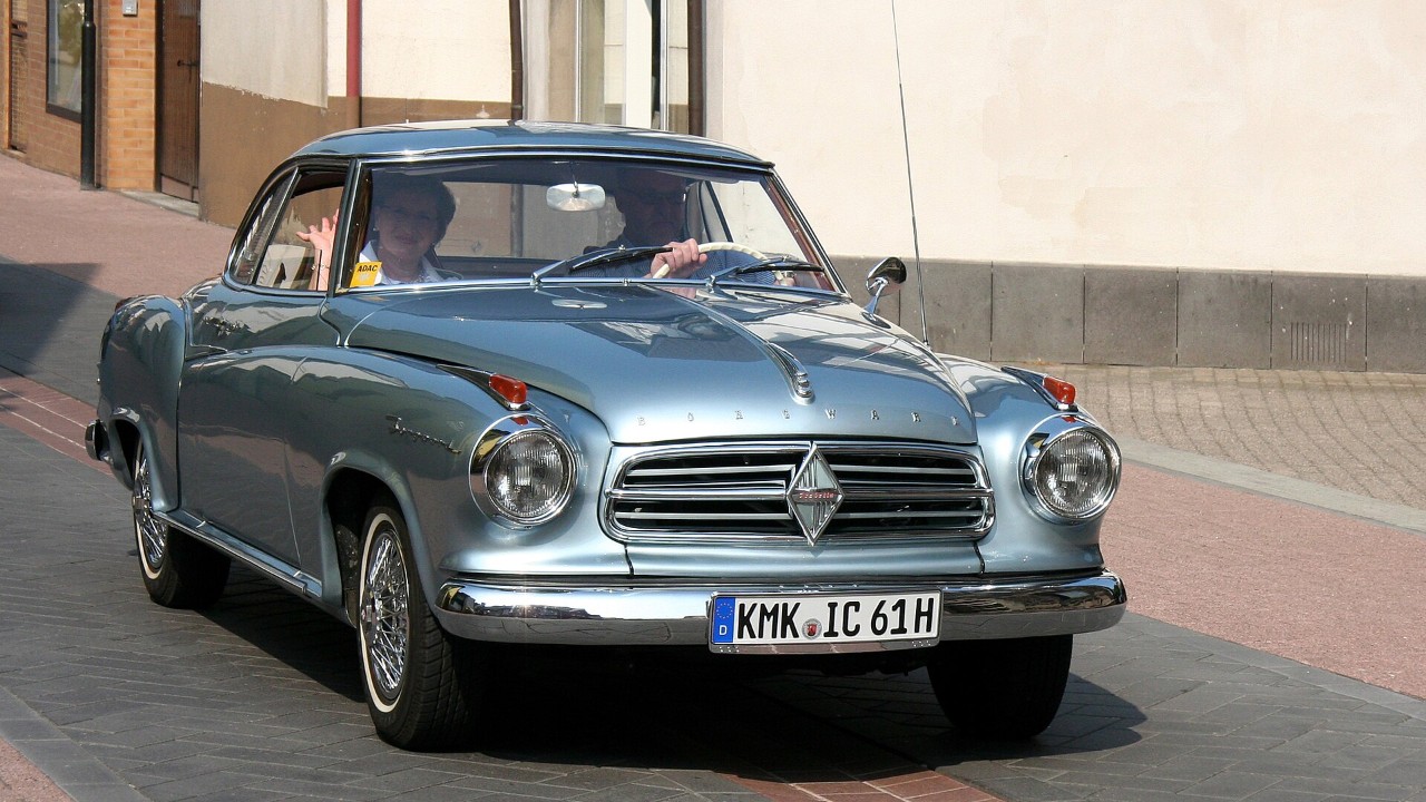 A 1961 Borgward Isabella coupe