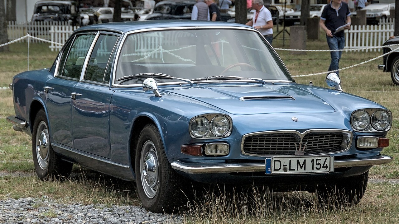 A first-generation Maserati Quattroporte
