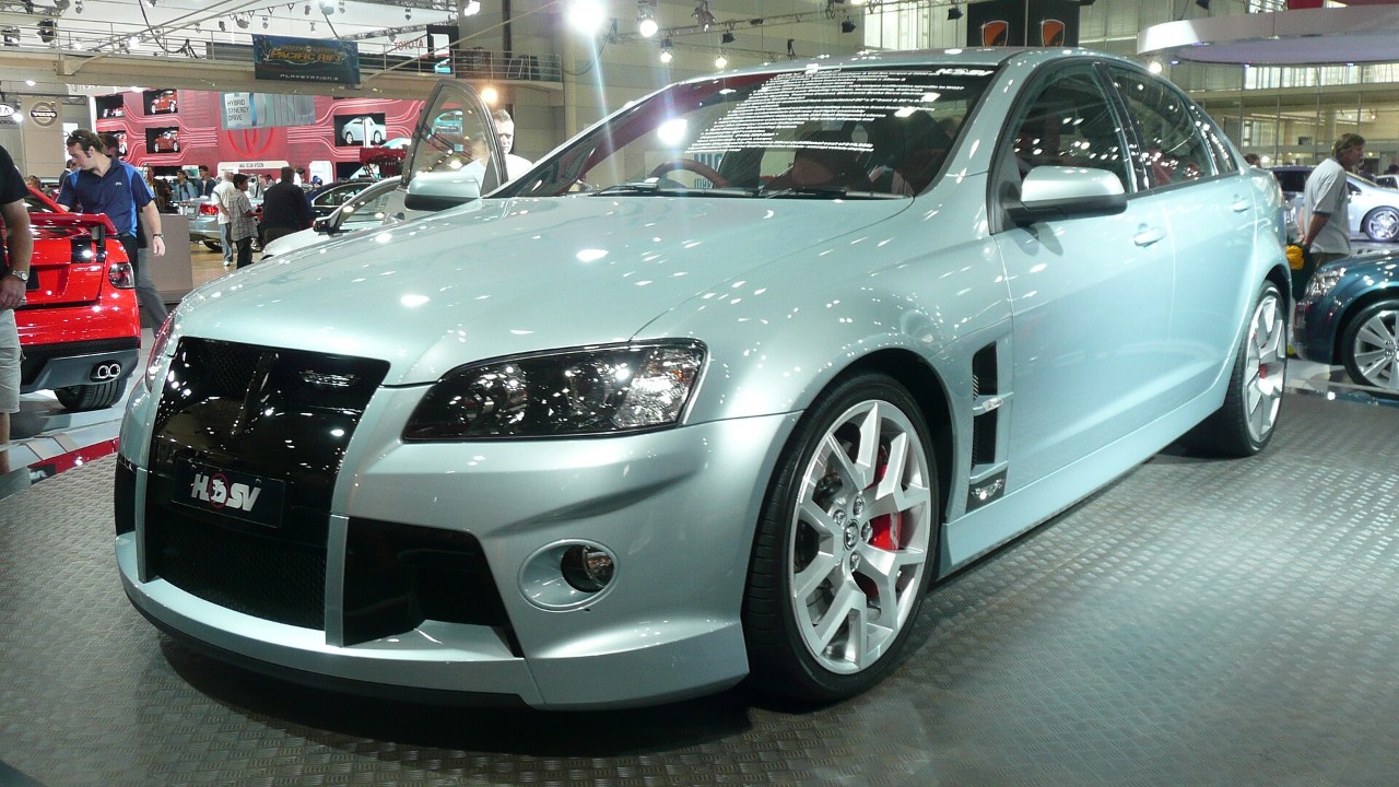 A 2008 HSV W427 sedan