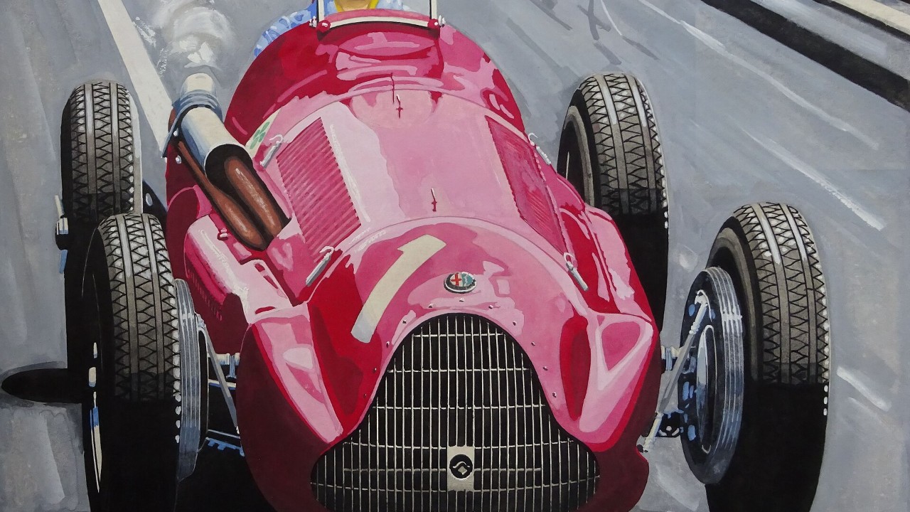 Alfa Romeo’s prewar, supercharged 1.5-liter 158 swept the podium at F1’s first championship race in 1950