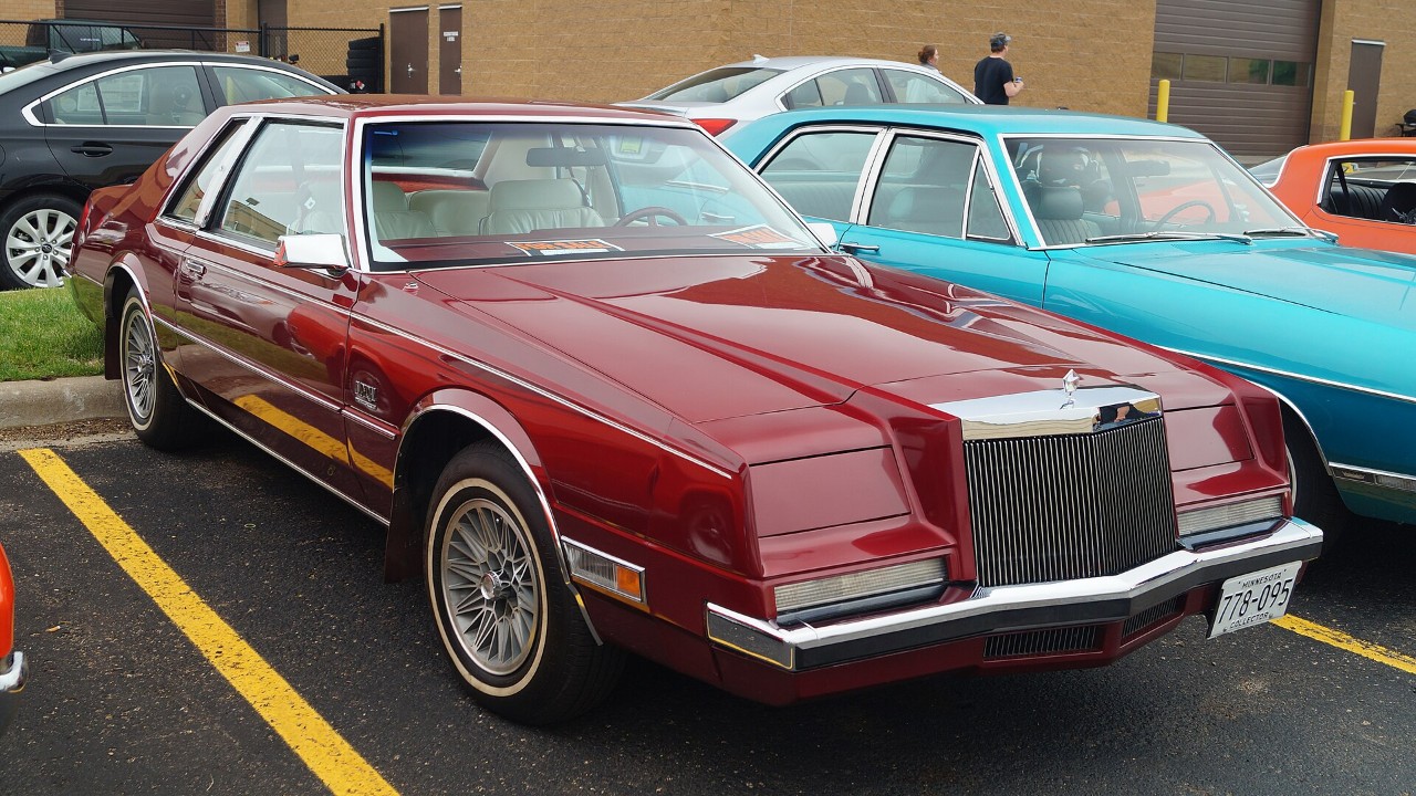 A 1982 Chrysler Imperial coupe