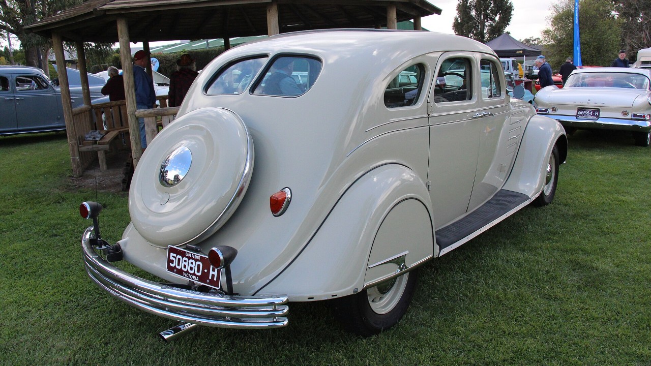 A 1934 Chrysler Imperial Airflow sedan