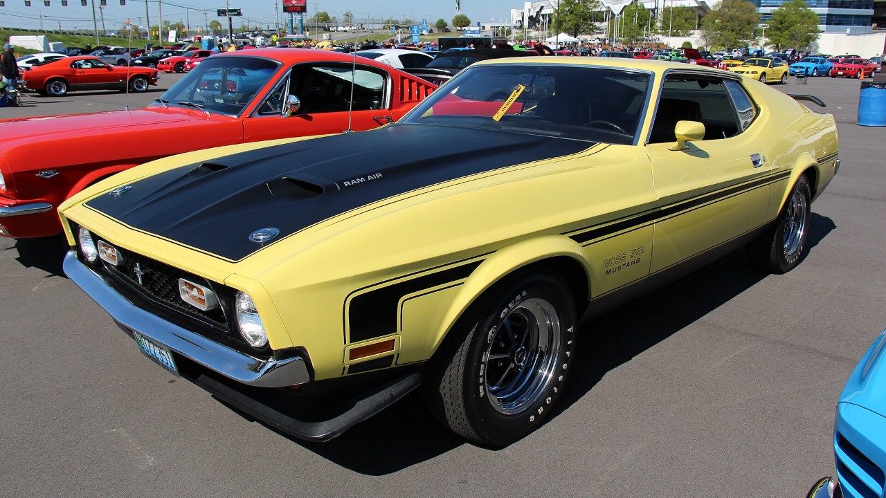 A 1971 Ford Mustang Boss 351
