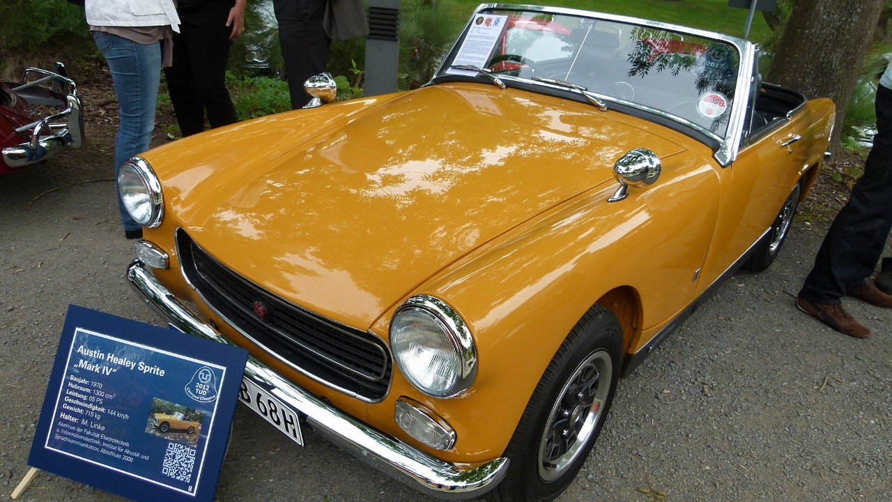 An Austin-Healey Sprite Mk IV