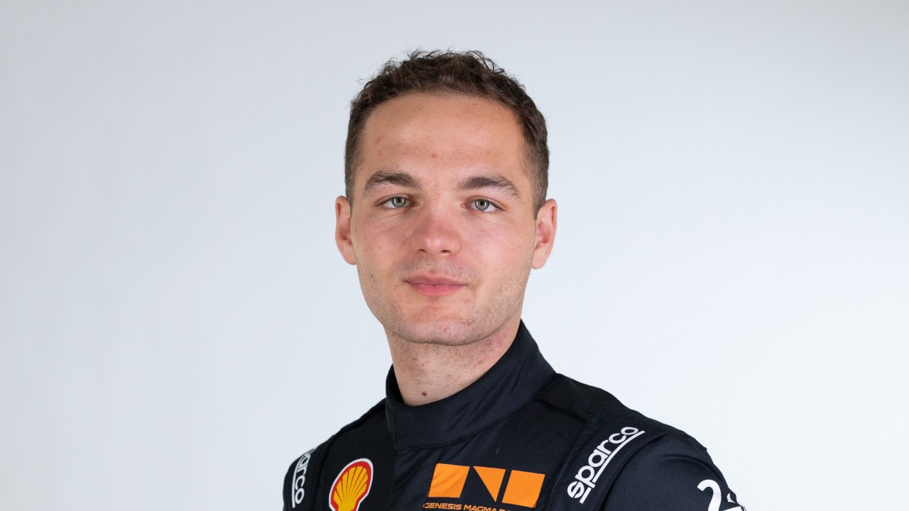 Mathys Jaubert, who put the Genesis GMR-001 on pole at Barcelona
