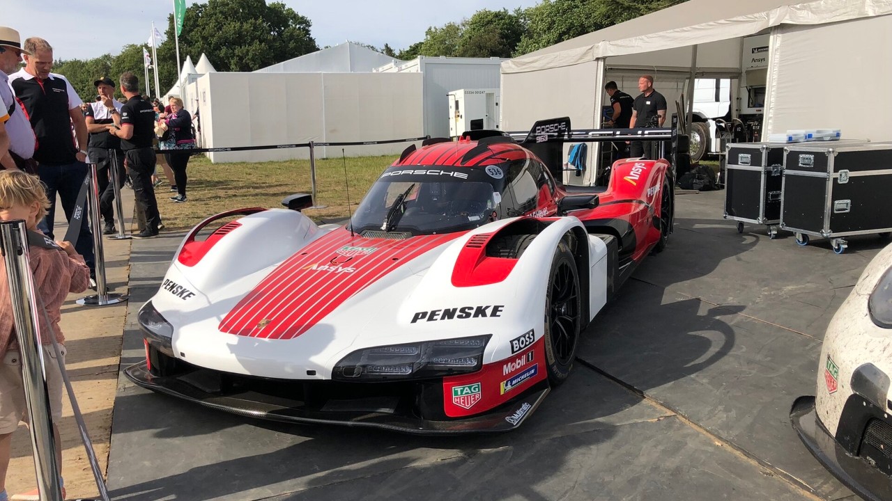 A Porsche 963 prototype, the model that won Petit Le Mans
